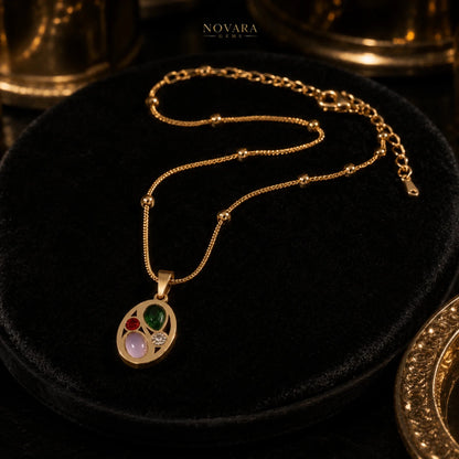 Imperial Mosaic Pendant Necklace