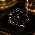 Noir Fleur Royale Ring