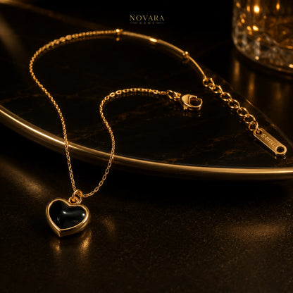 Noir Heart Necklace