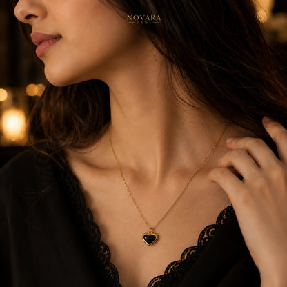 Noir Heart Necklace