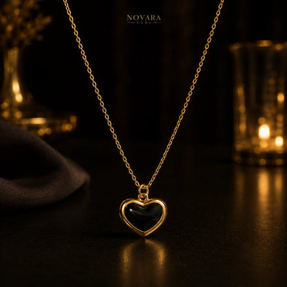 Noir Heart Necklace