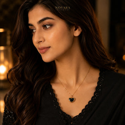 Noir Heart Necklace