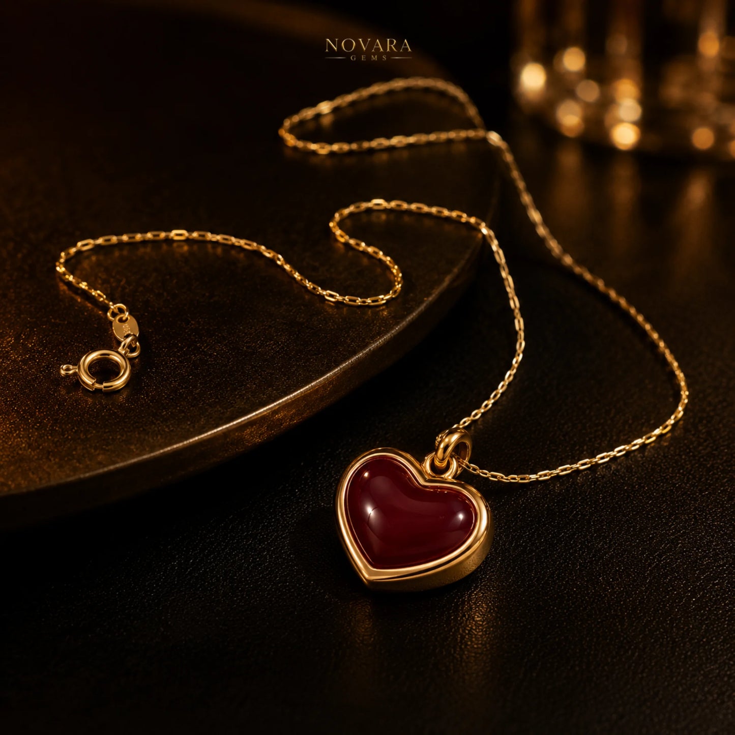 Noir Heart Necklace