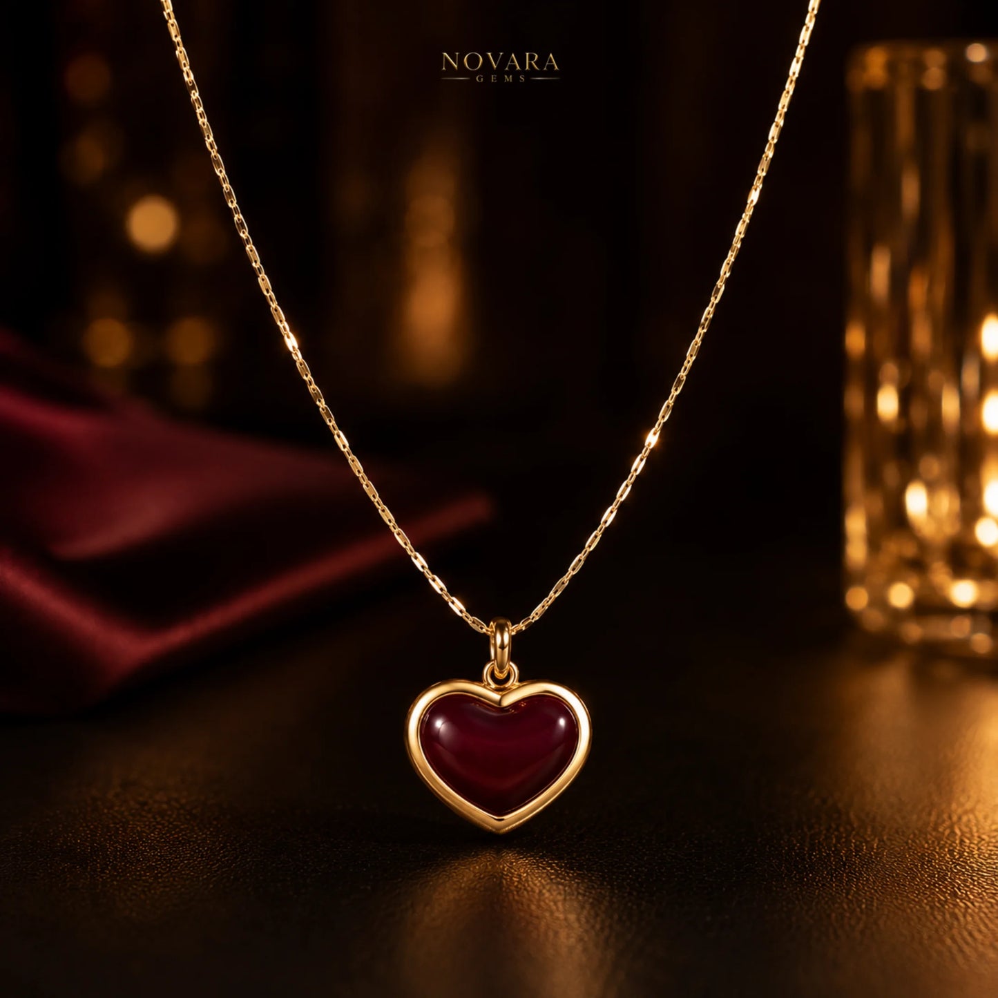 Noir Heart Necklace