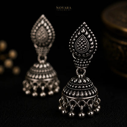 Noir Heritage Jhumka Earrings