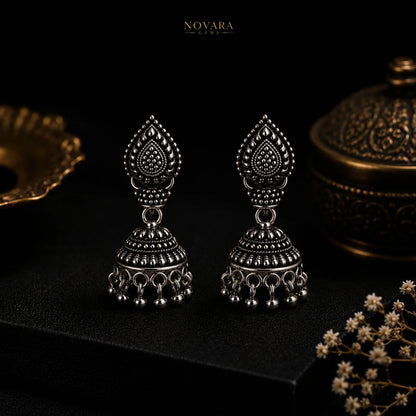 Noir Heritage Jhumka Earrings