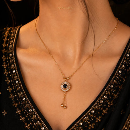 Imperial Ruby Tassel Necklace
