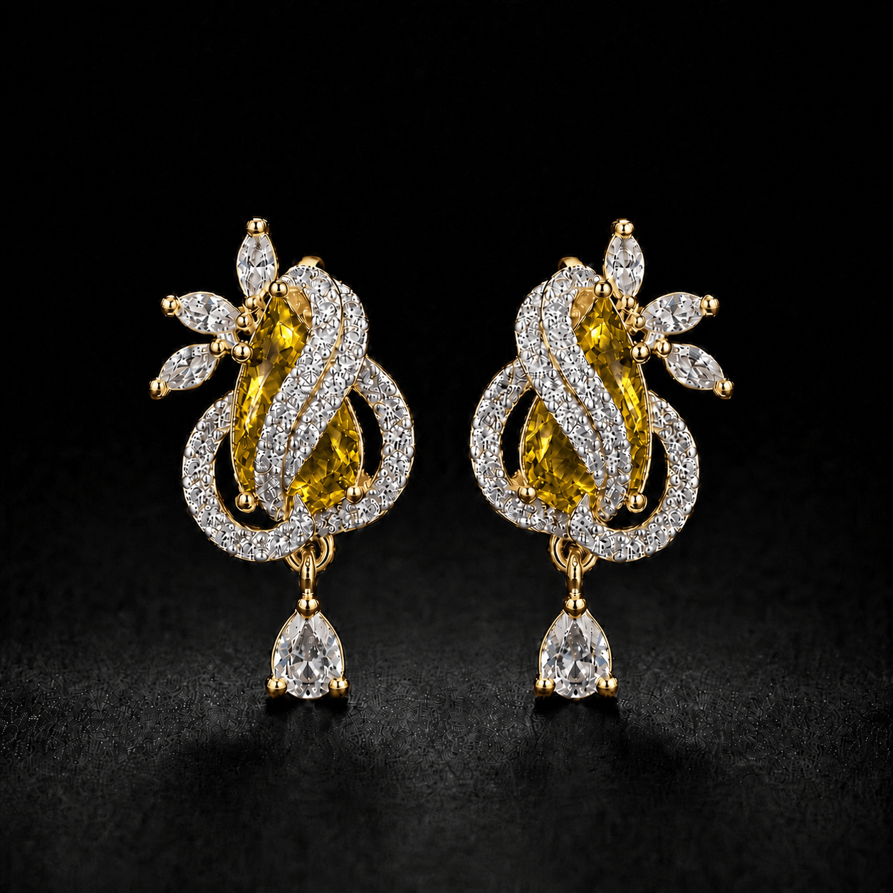 Aurelia Ruby Teardrop Earrings