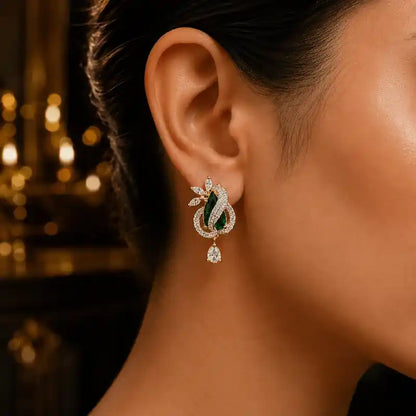 Aurelia Ruby Teardrop Earrings