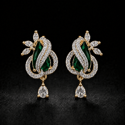 Aurelia Ruby Teardrop Earrings