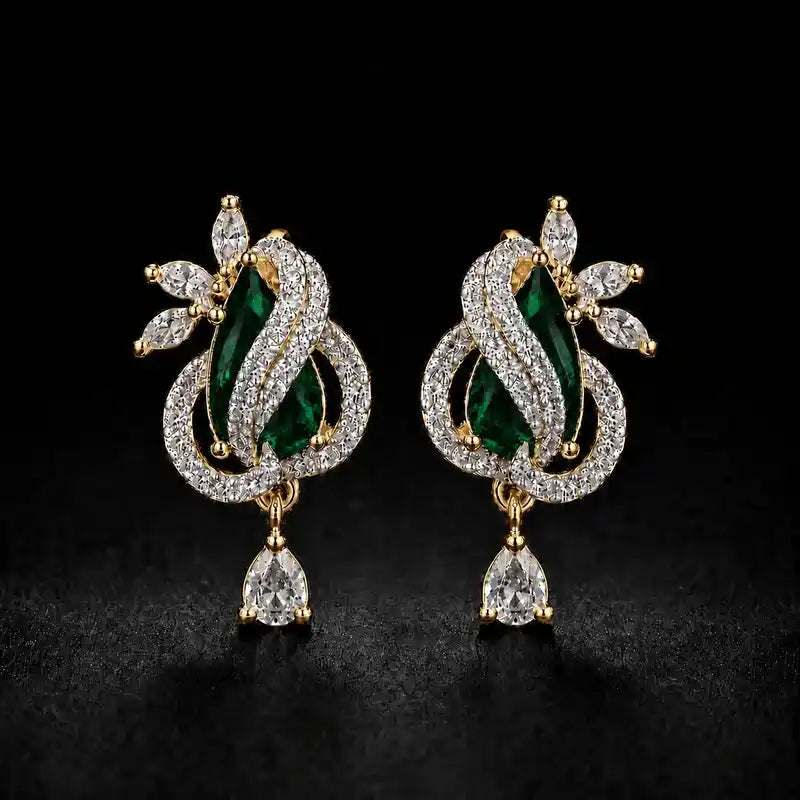 Aurelia Ruby Teardrop Earrings