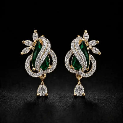 Aurelia Ruby Teardrop Earrings