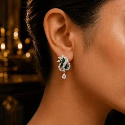 Aurelia Ruby Teardrop Earrings