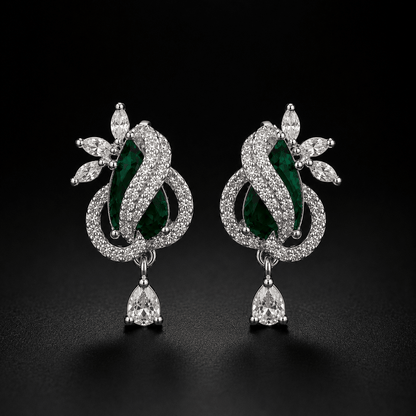 Aurelia Ruby Teardrop Earrings