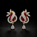 Aurelia Ruby Teardrop Earrings