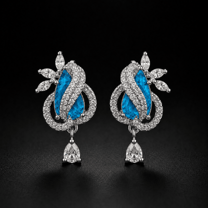 Aurelia Ruby Teardrop Earrings