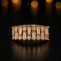 Celeste Baguette Zircon Ring – Adjustable