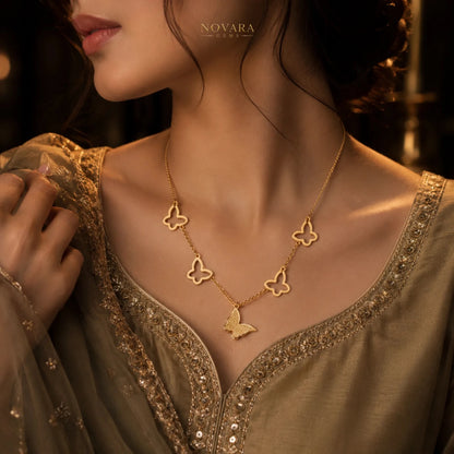 Papillon d'Or Necklace