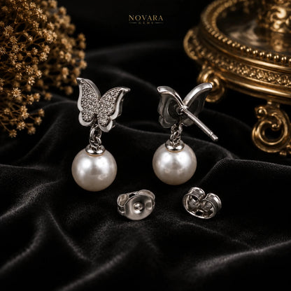 Papillon Perle Earrings