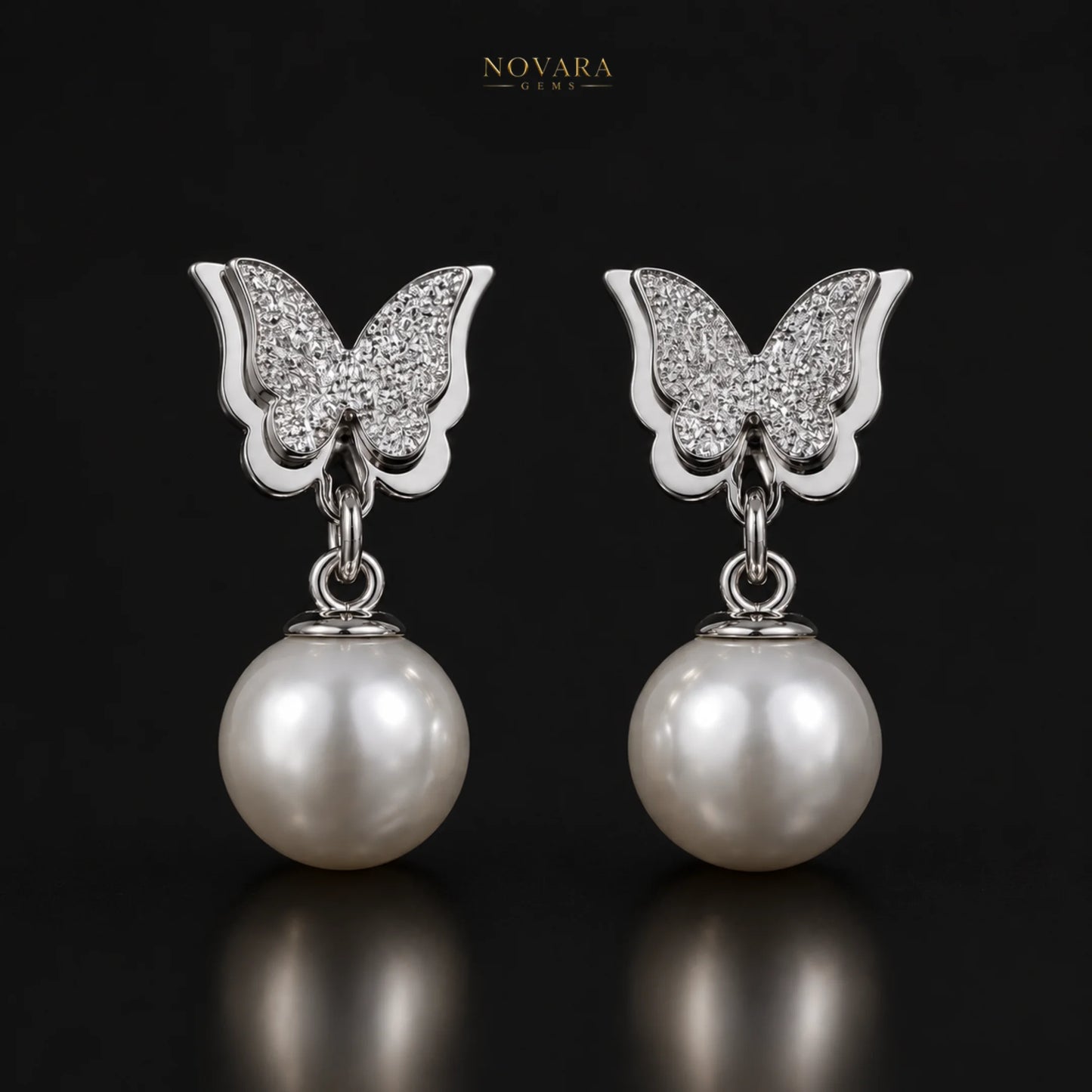 Papillon Perle Earrings