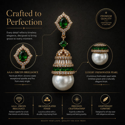 Regalia Pearl Drop Earrings