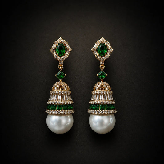 Regalia Pearl Drop Earrings