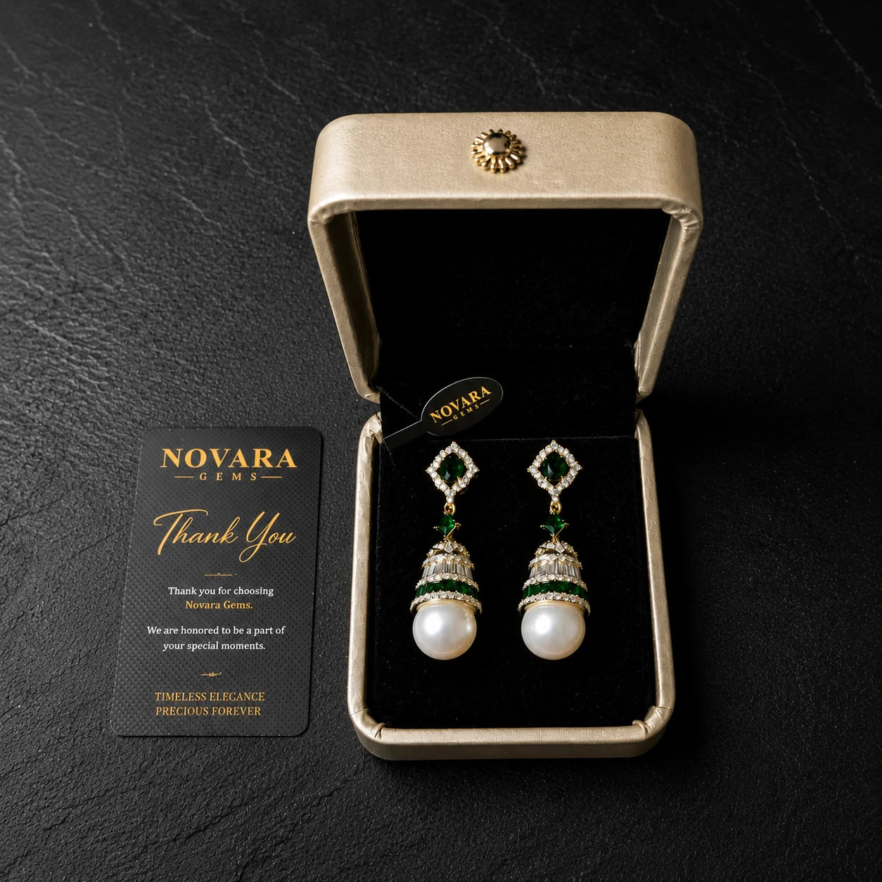 Regalia Pearl Drop Earrings