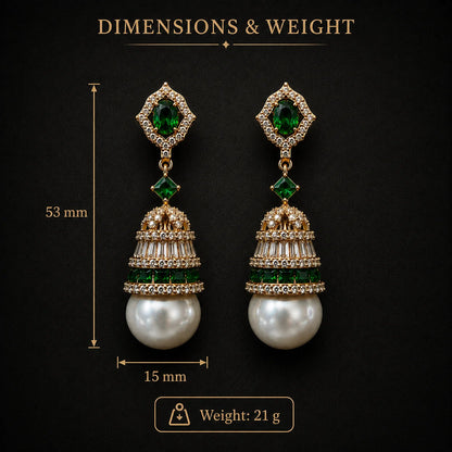 Regalia Pearl Drop Earrings