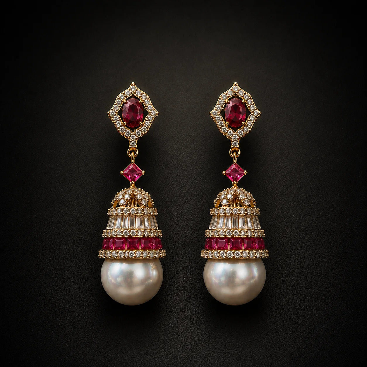 Regalia Pearl Drop Earrings
