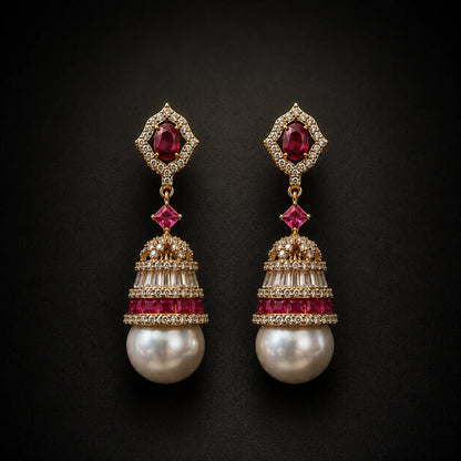 Regalia Pearl Drop Earrings