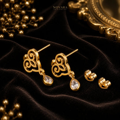 Regalia Zircon Drop Earrings