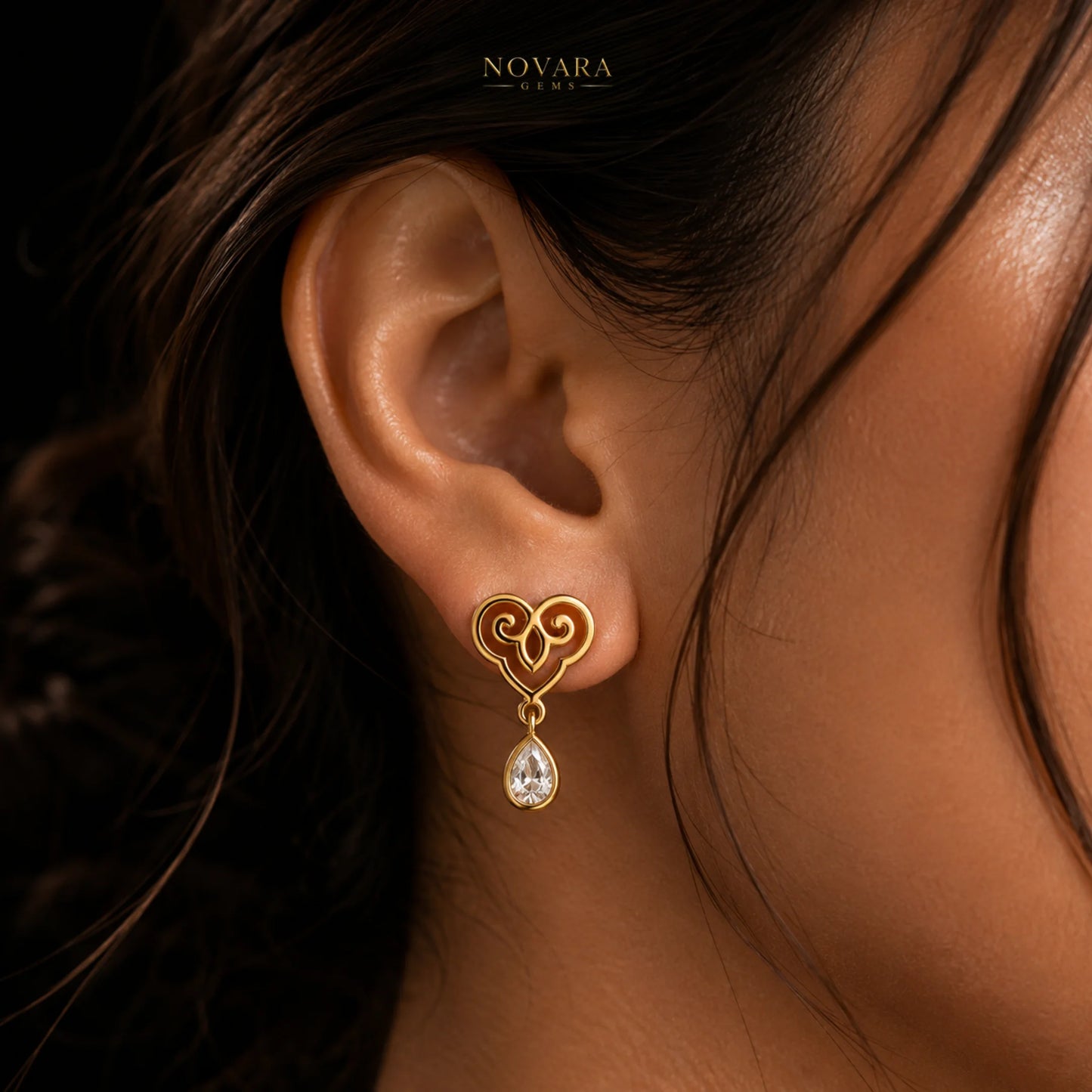 Regalia Zircon Drop Earrings