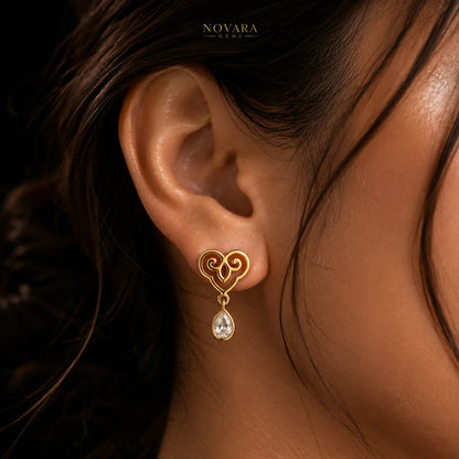 Regalia Zircon Drop Earrings