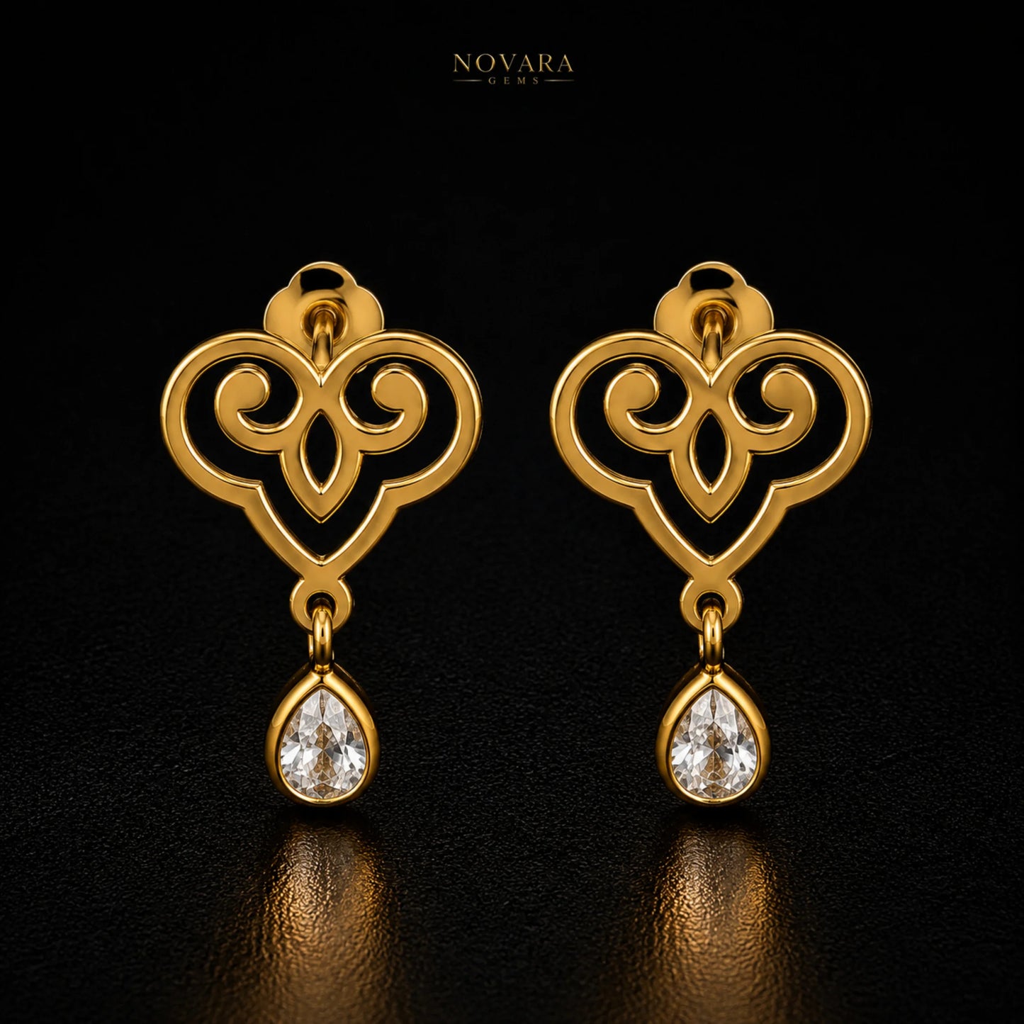 Regalia Zircon Drop Earrings