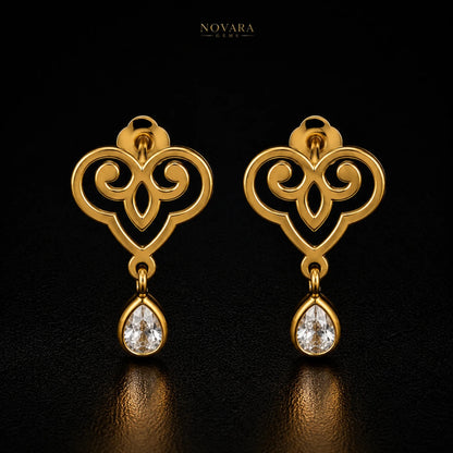 Regalia Zircon Drop Earrings