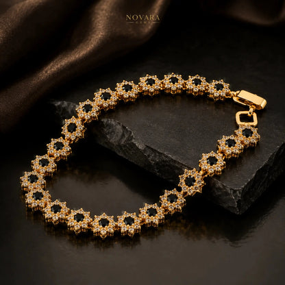 Royal Eclipse Crystal Tennis Bracelet