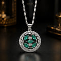 Verdant Sovereign Pendant Necklace