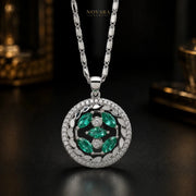 Verdant Sovereign Pendant Necklace