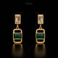 Verdara Emerald Link Earrings