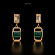 Verdara Emerald Link Earrings