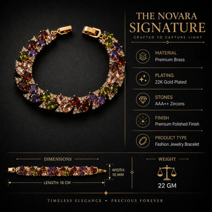 Virelle Prismatic Zircon Bracelet