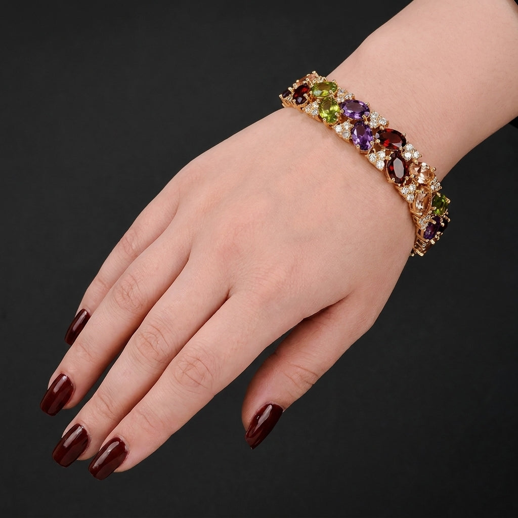Virelle Prismatic Zircon Bracelet