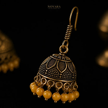 Zarina Heritage Jhumka Earrings