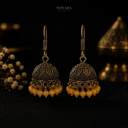 Zarina Heritage Jhumka Earrings