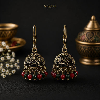 Zarina Heritage Jhumka Earrings