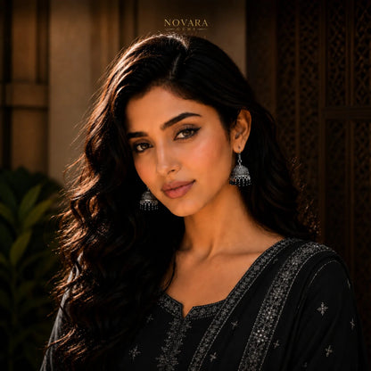 Zarina Heritage Jhumka Earrings