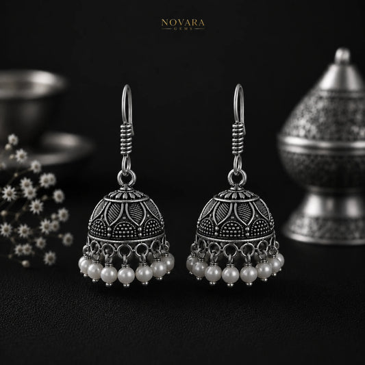 Zarina Heritage Jhumka Earrings