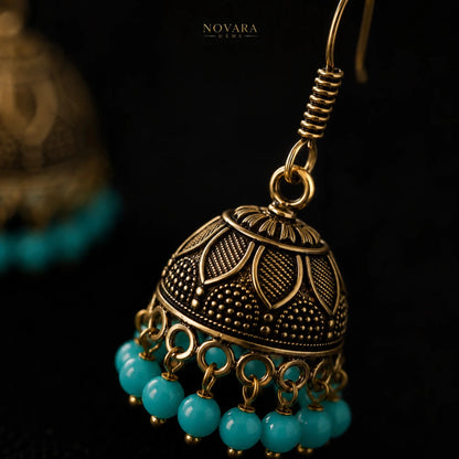 Zarina Heritage Jhumka Earrings