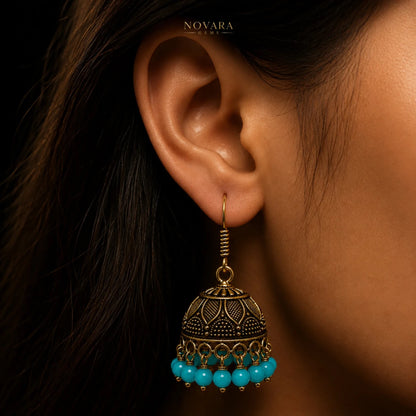 Zarina Heritage Jhumka Earrings