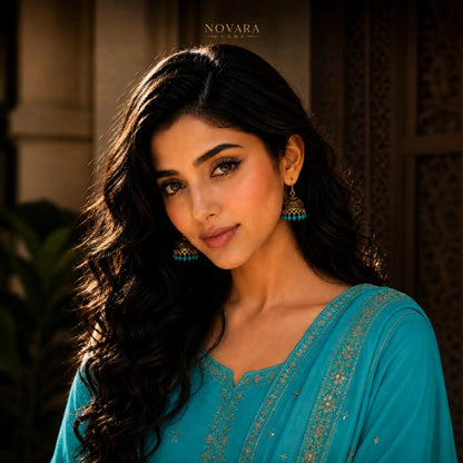 Zarina Heritage Jhumka Earrings